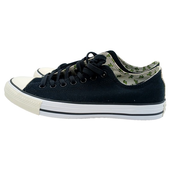 Converse Shoes Mens 8.5 Womens 10.5 Chuck Taylor All Star Low Top Sneakers Black